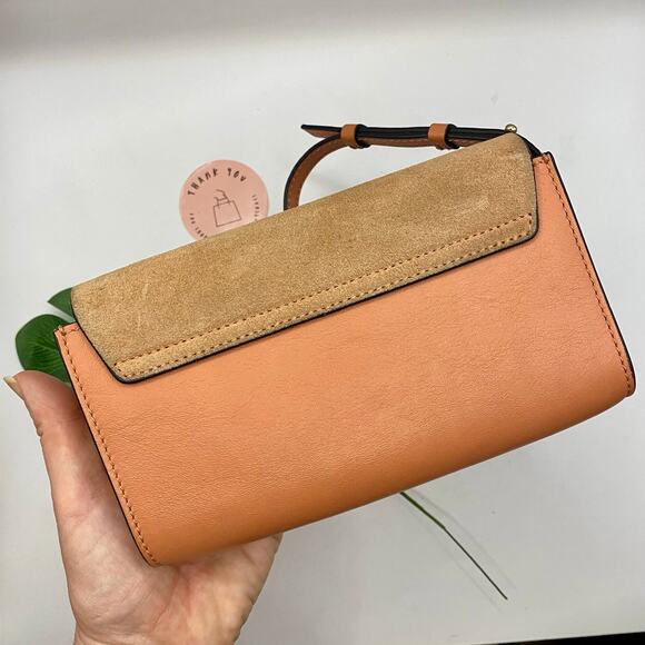 Chloe Mini Faye WOC Wallet on Chain Leather Crossbody Bag Purse Chloé Micro - Picture 5 of 12